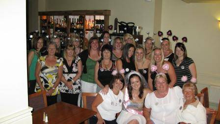 Julie & frinds at her hen party